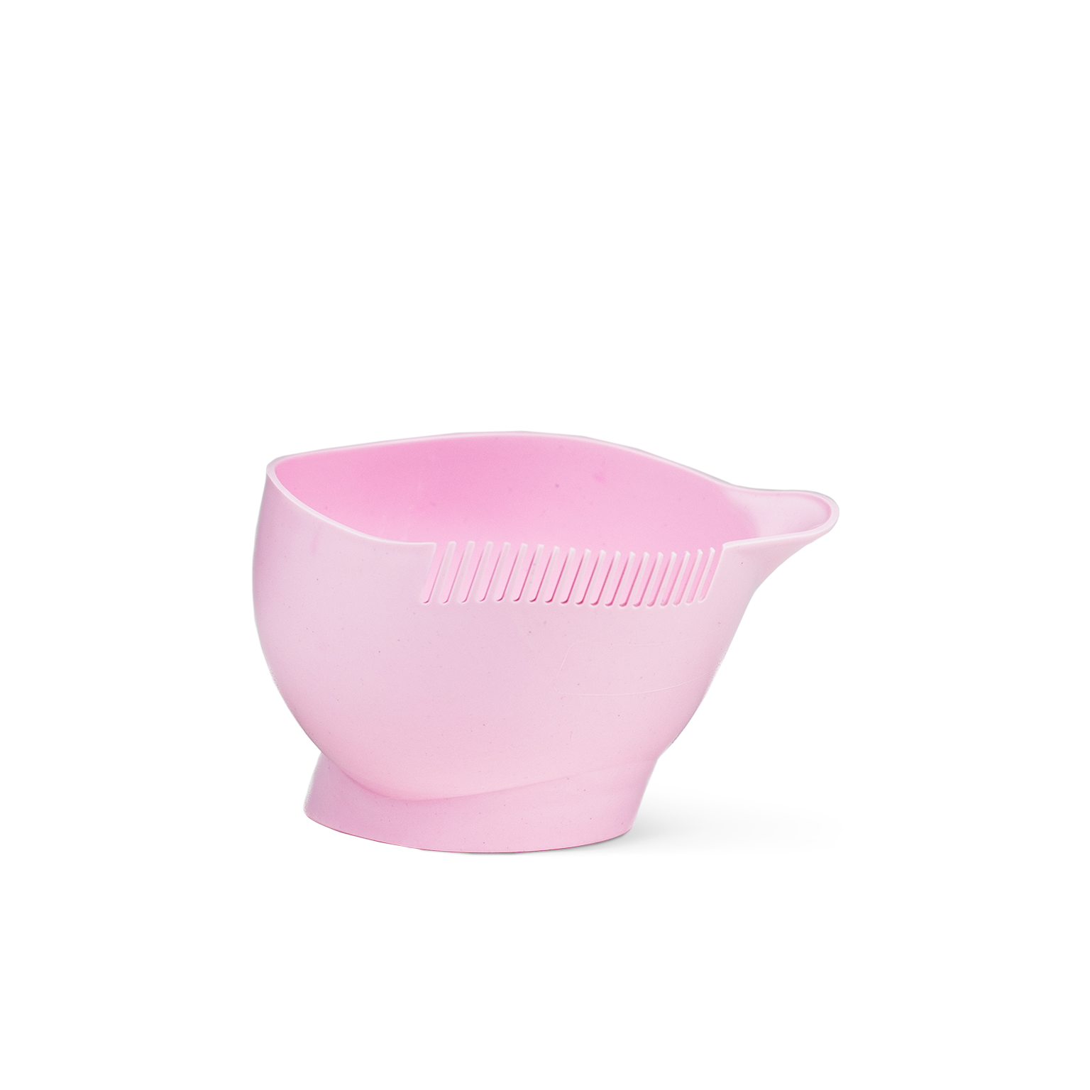 Pink Tint Bowl with Teeth