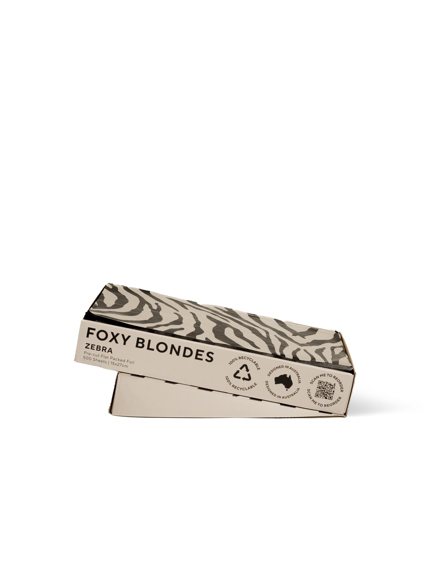 Zebra - Flat Pack Hair Foils 500 Sheets 15cm x 27cm - Foxy Blondes