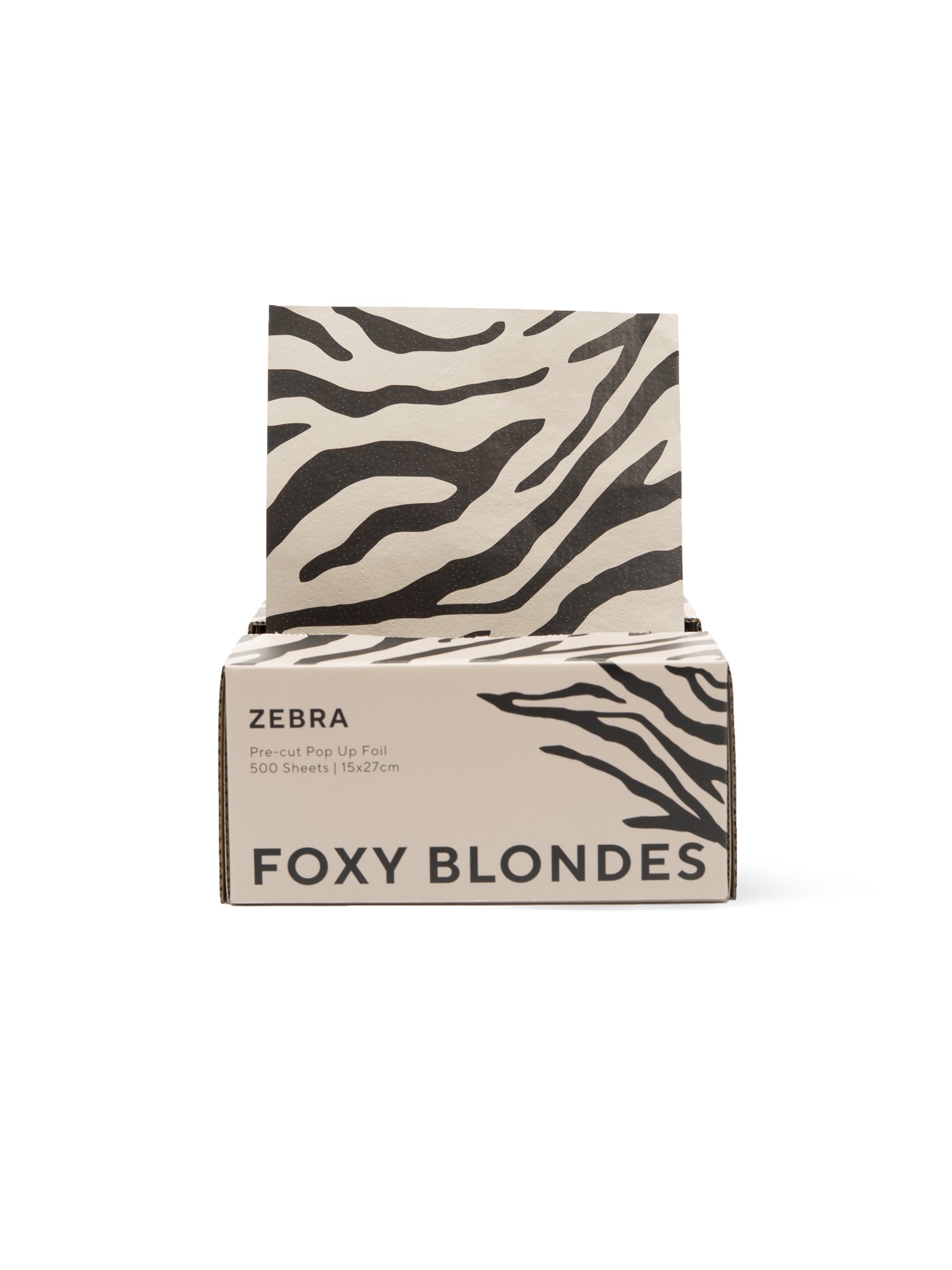 Zebra | Pop Up Hair Foils | 500 Sheets 15cm x 27cm | Foxy Blondes
