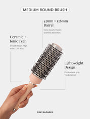 Medium Extra Long Round Brush